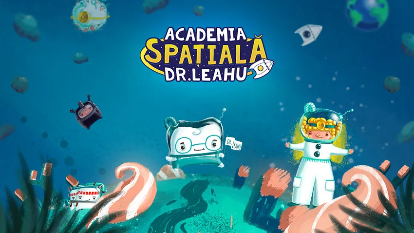 Academia Spațială Dr. Leahu — pediatric dental clinic with gamification