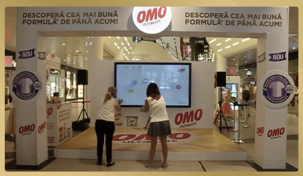 OMO Kinect interactive installation