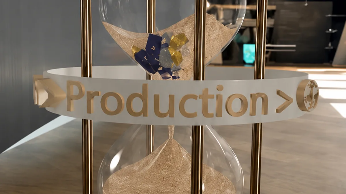 Expo 2020 AR — Georgescu-Roegen, entropic hourglass