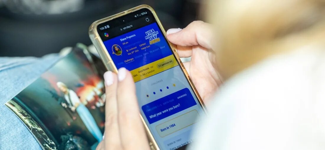 Visa Marketing Day — location-based QR experiences feeding a live leaderboard